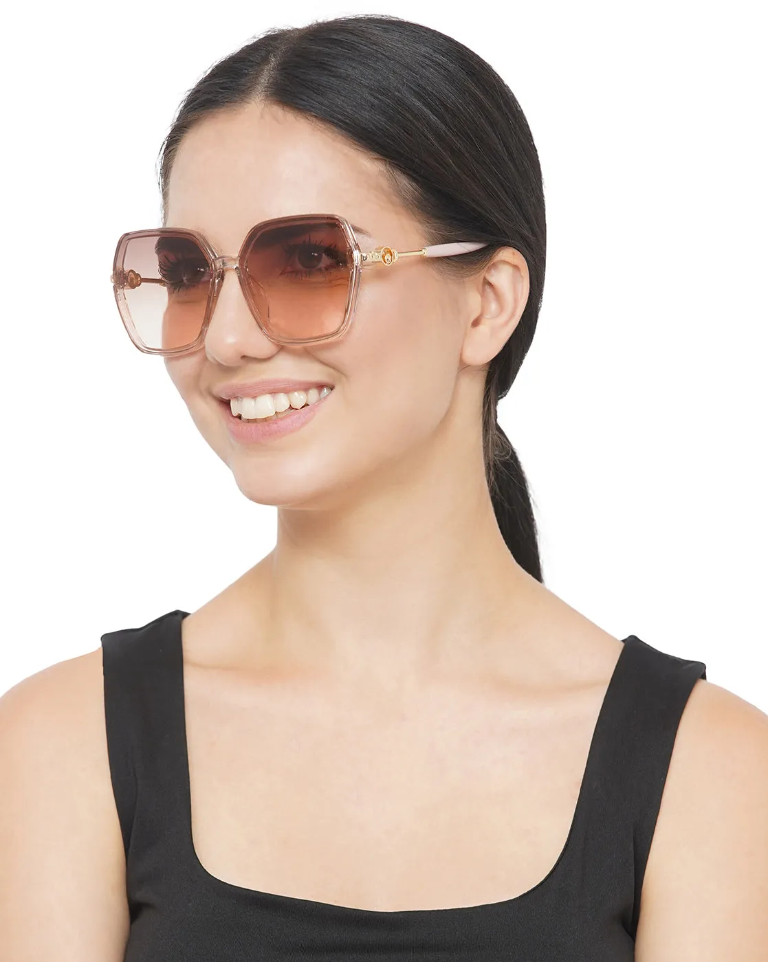 Carlton London Polarised & Uv Protected Lens Full Rim Oversized Sunglasses For Women