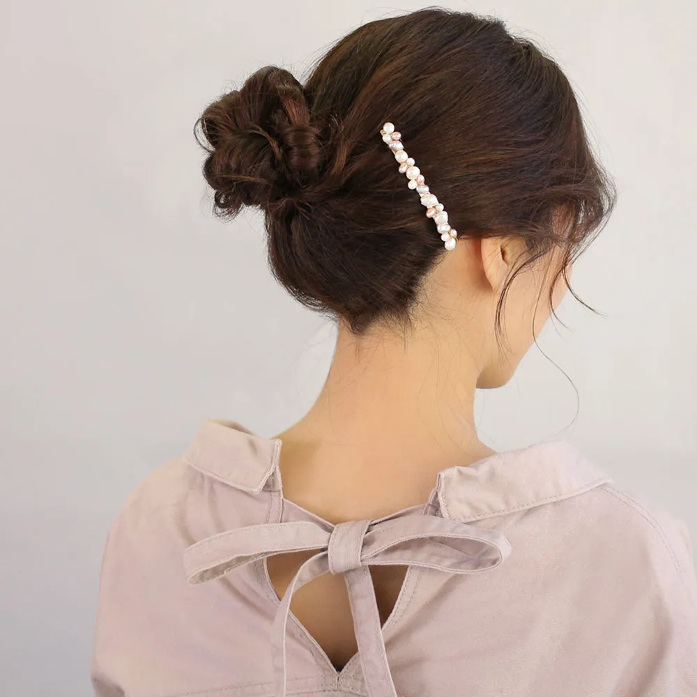 Color Pearl Hair Barrette