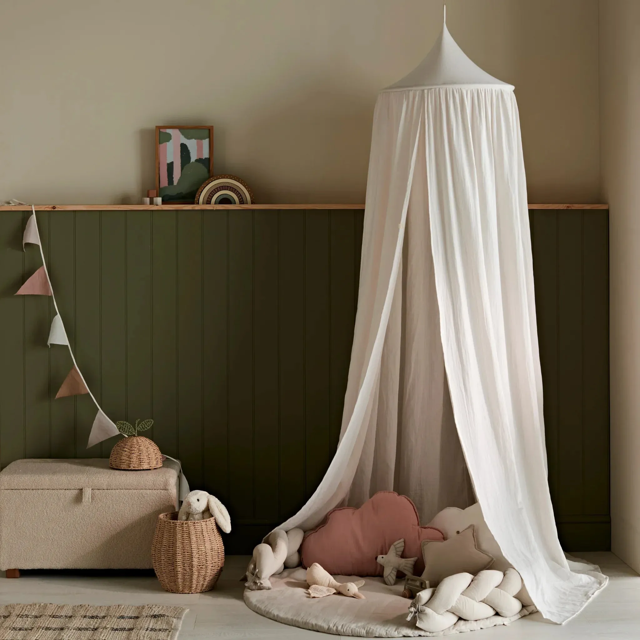 Gaia Baby | Maia Muslin Braided Pillow