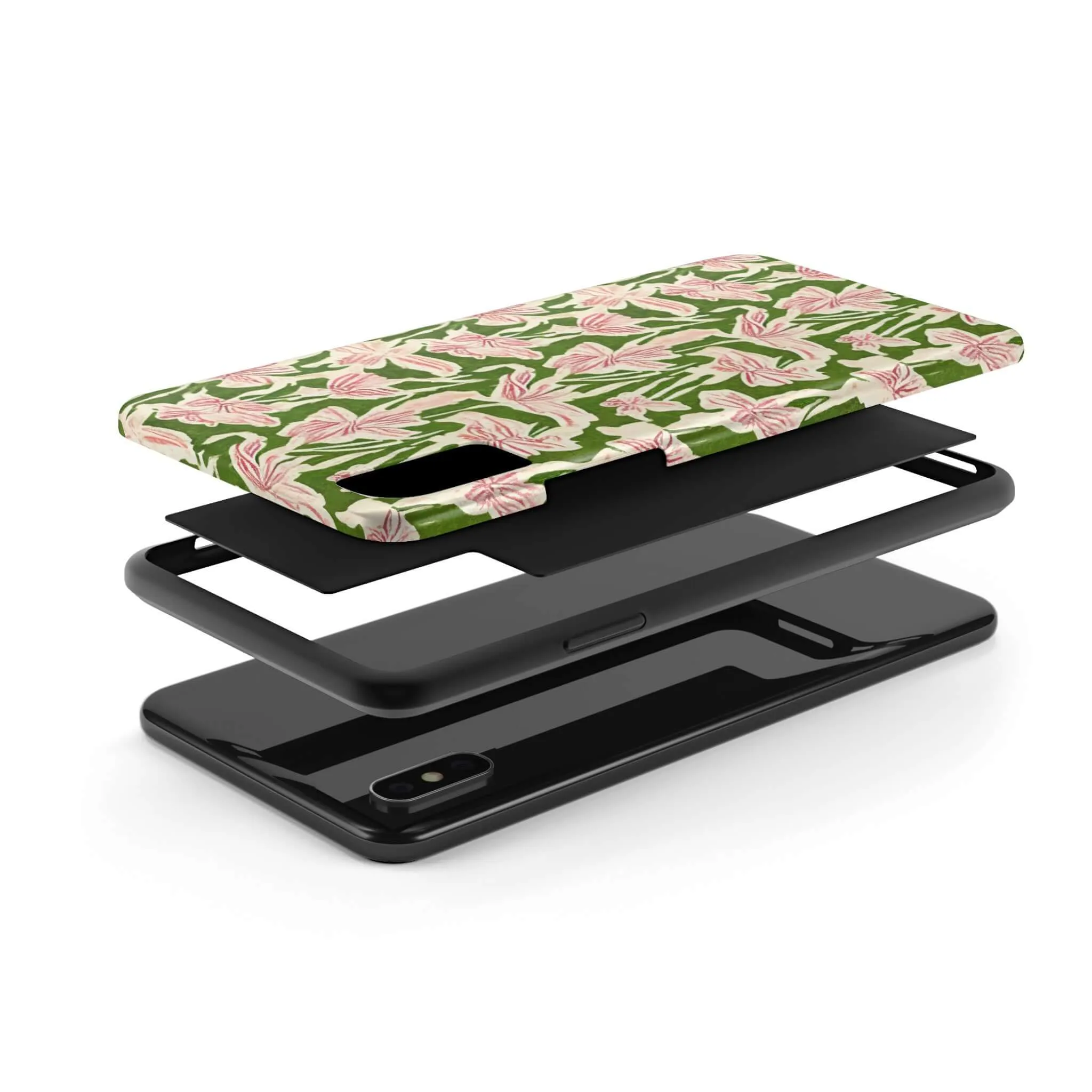 Kiss Me | Green Floral Case