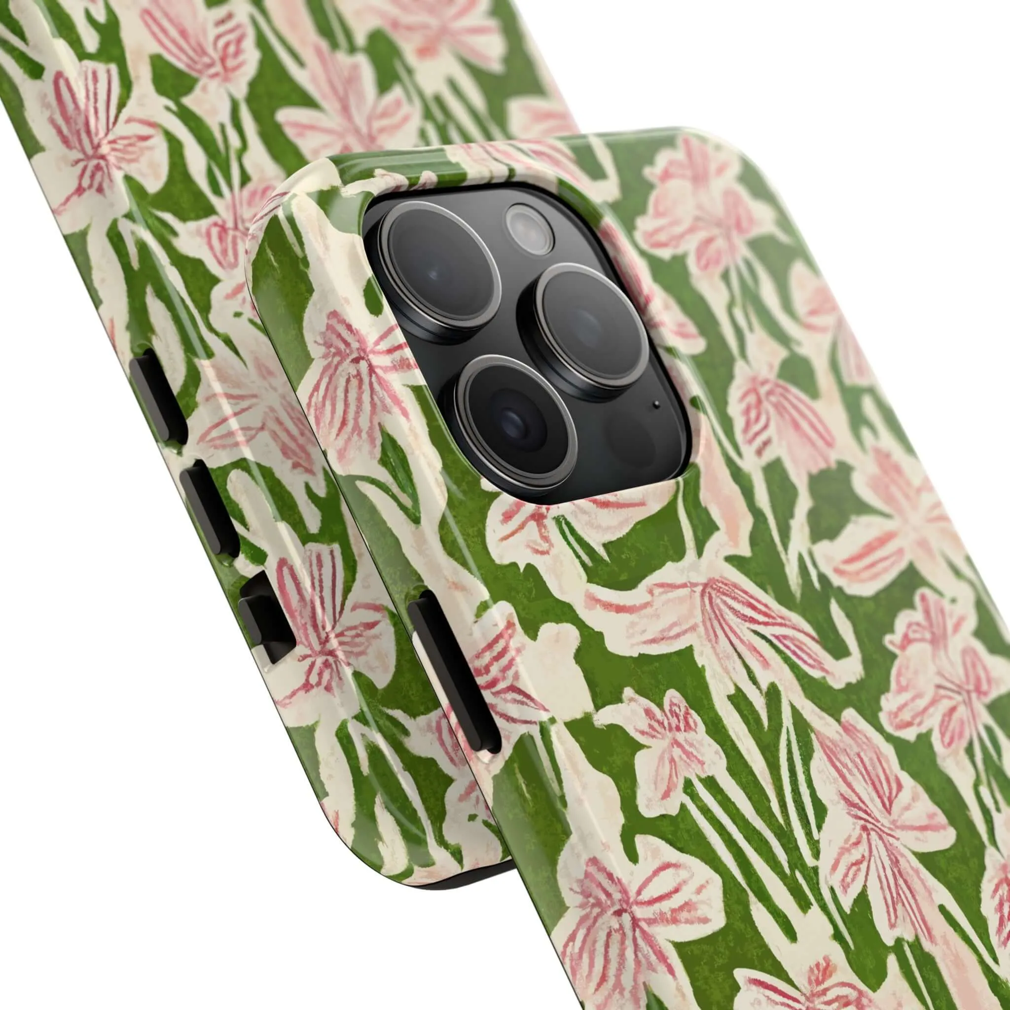 Kiss Me | Green Floral Case