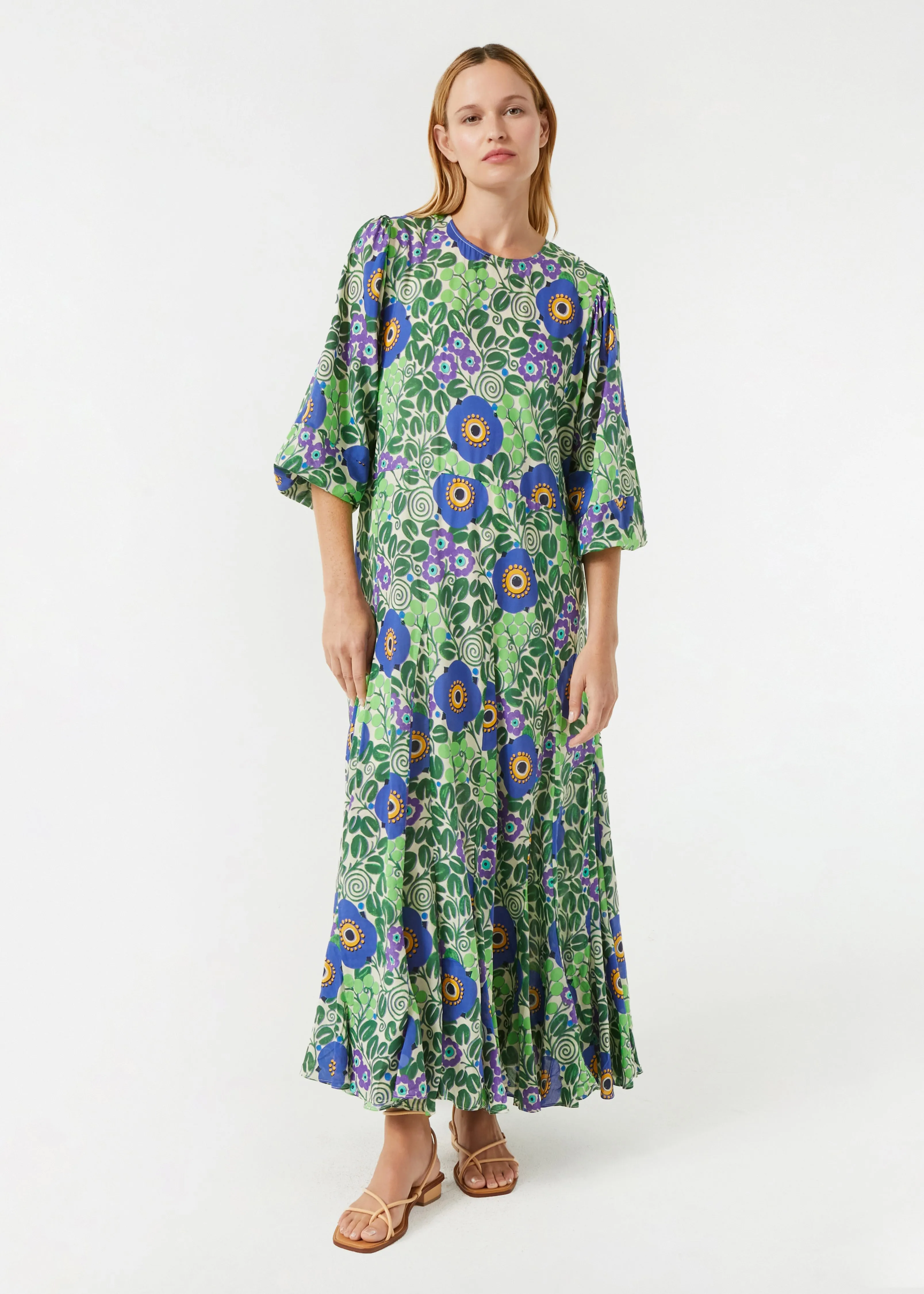 Violet Dress | Wisteria Aura Blossom